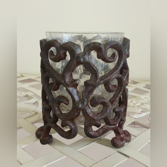 Vintage Iron Candle Holders - Picture 2 of 3